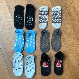 Pure barre sticky sock bundle